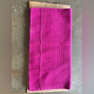 Pink mayatex horse show pad